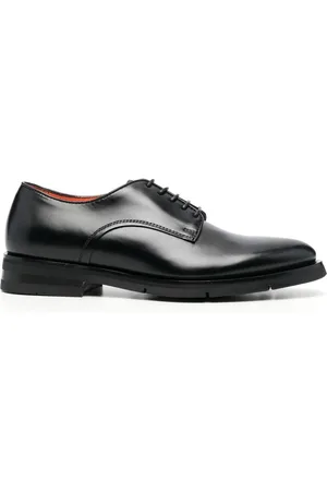 santoni Faedon panelled Derby shoes