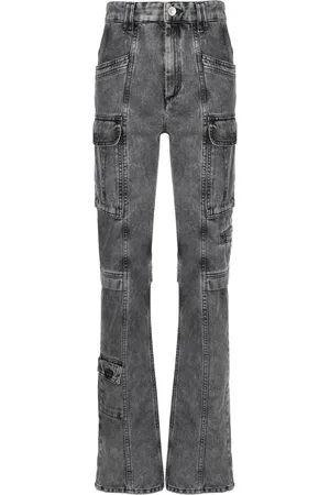 Isabel Marant Vokayo cargo straight-leg jeans