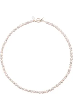 Dower and Hall Sterling silver pearl necklace