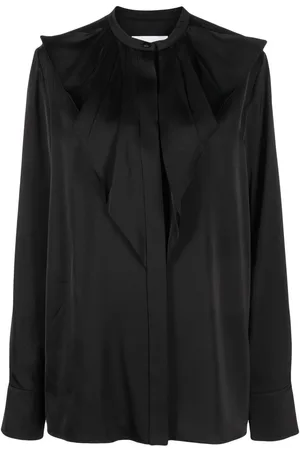 Jil Sander Ruffled long-sleeve blouse