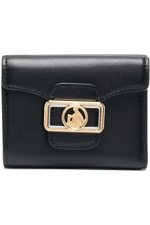 Lanvin Small logo-plaque leather purse