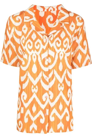 Bambah Geometric short-sleeve shirt