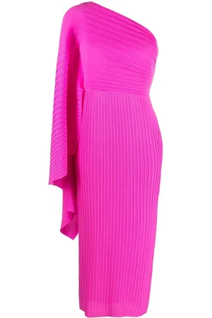 Solace Ribbed one-shoulder dress