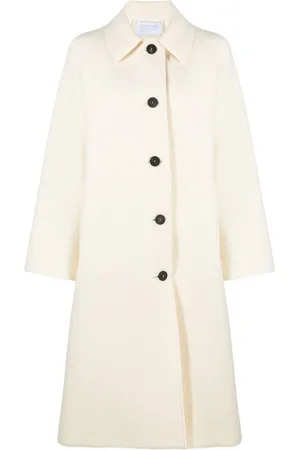 Harris Wharf London Balmacaan boiled-wool coat