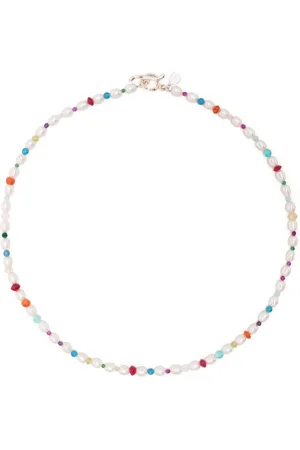 Dower and Hall Carnival beaded pearl necklace