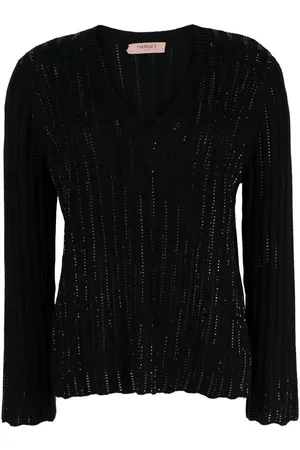Twin-Set V-neck knitted jumper