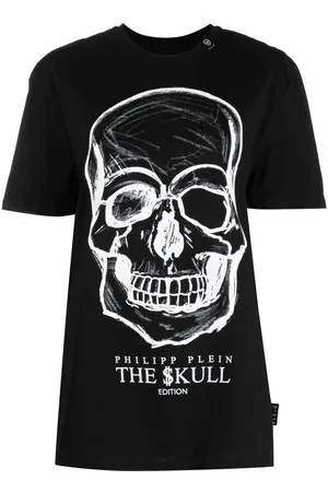 Philipp Plein Skull-print cotton T-shirt