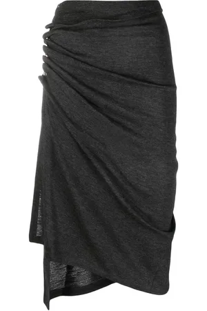 Paco rabanne Ruched midi skirt