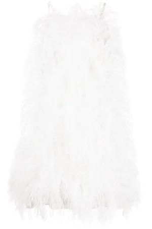 Cult Gaia Shannon feather dress