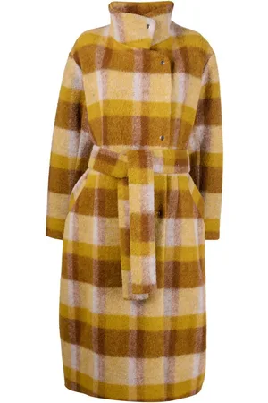 HENRIK VIBSKOV Check-print oversized coat