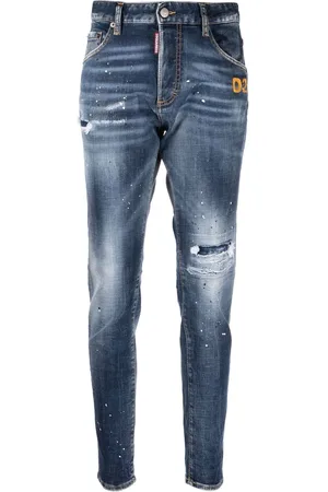 Dsquared2 Distressed-finish denim jeans