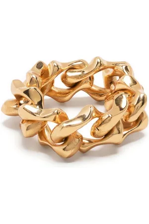 EMANUELE BICOCCHI Soft sharp chain-link embellished ring