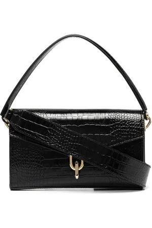 ANINE BING Colette crocodile-effect shoulder bag