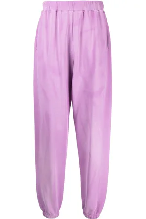 ARIES Logo-print cotton track pants