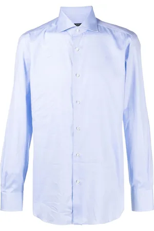 BARBA Plain button-down shirt