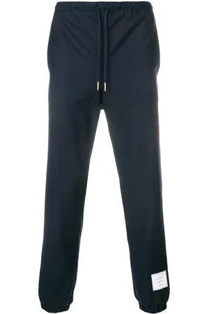 Thom Browne Drawstring-waist wool track pants