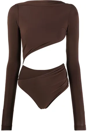 Jacquemus Asymmetric cropped bodysuit