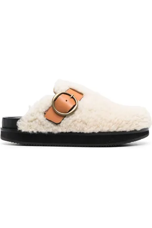 Isabel Marant Faux shearling mules
