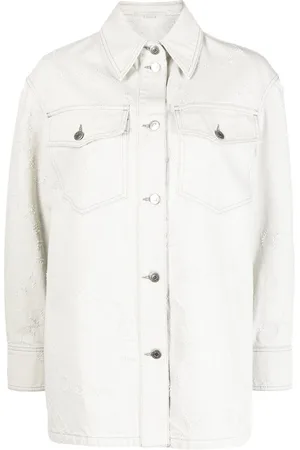 Stella McCartney Embroidered-detail denim shirt