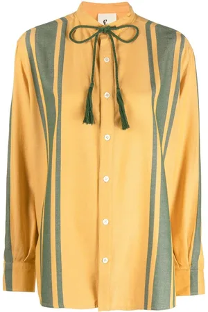 Paula Striped long-sleeve shirt