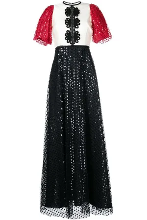 Macgraw Sequin-embellished gown dress
