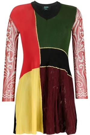 Jean Paul Gaultier 1996 Cyberbaba panelled minidress