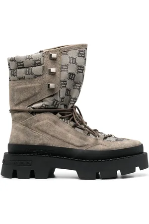 MISBHV Logo-print hight-top sneakers