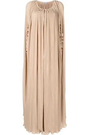 Baruni Sleeveless long dress-cape set