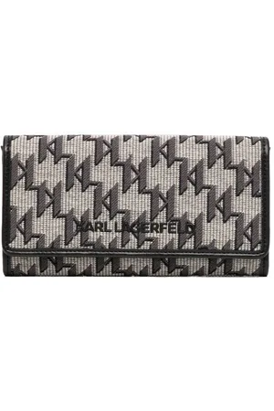 Karl Lagerfeld Monogram jacquard wallet