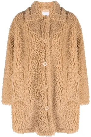 Stand Studio Gwen faux-shearling shirt jacket