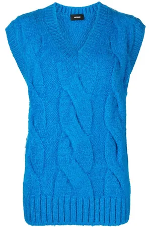 We11 Done Cable-knit knitted vest