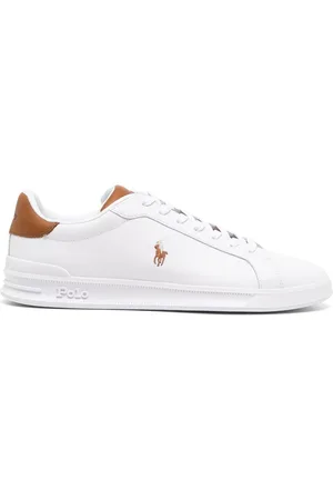 Ralph Lauren Logo-embroidered low-top sneakers
