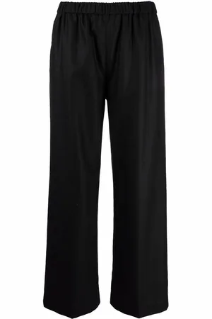 Aspesi High waisted wide leg trousers