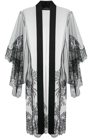 CARINE GILSON Tulle illusion robe