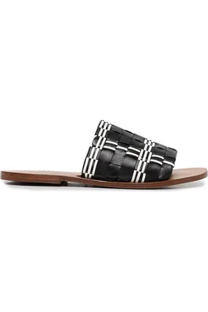 Madison.Maison Woven leather slides