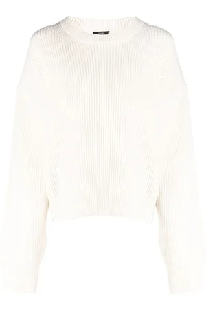 Joseph Round-neck knitted jumper