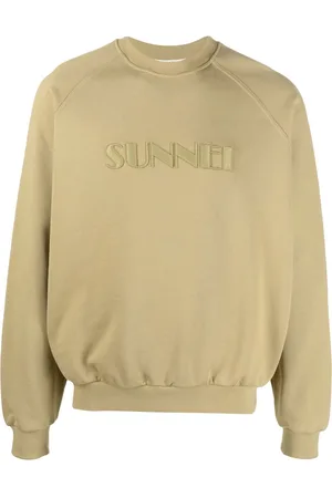 SUNNEI Logo-embroidered crew-neck sweatshirt