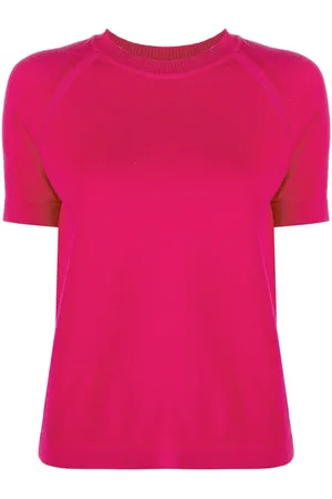 Barrie Short-sleeved cashmere top