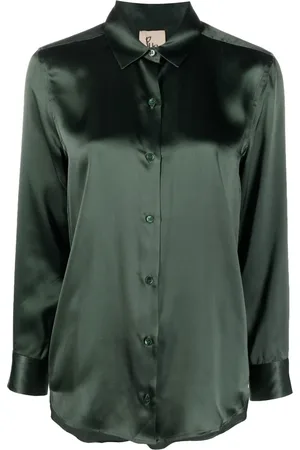 Paula Long-sleeve silk shirt