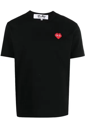 Comme des Garçons Logo-patch cotton T-shirt