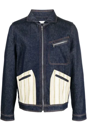 WALES BONNER Contrast-panel denim jacket