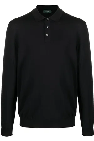 ZANONE Virgin wool blend polo shirt