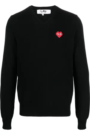 Comme des Garçons V-neck wool jumper