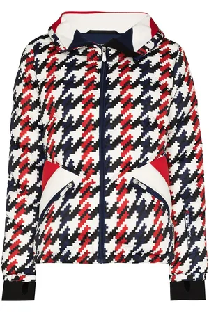 Perfect Moment Apres Duvet houndstooth puffer jacket