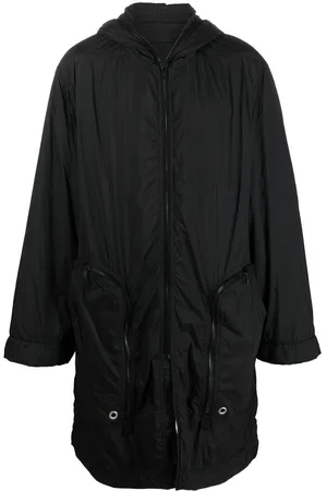 Rick Owens Hooded quilted coat
