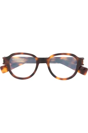 Saint Laurent Tortoiseshell Effect Glasses