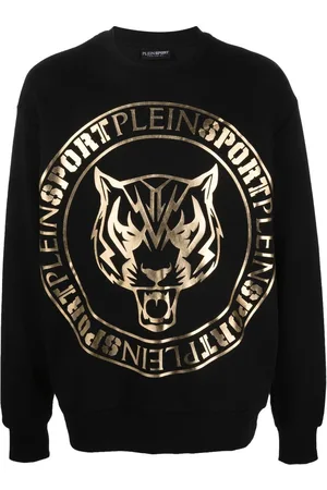 Philipp Plein Tiger-head logo-print sweatshirt