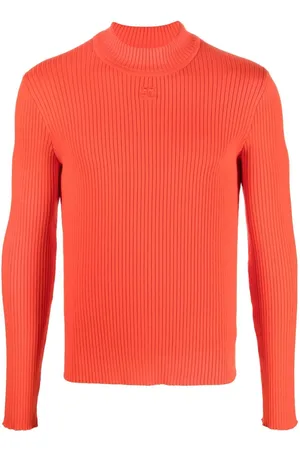 Courrèges Ribbed-knit long-sleeve jumper