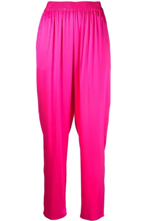 GIANLUCA CAPANNOLO Cropped silk trousers