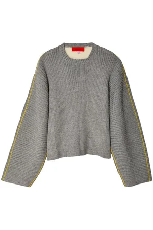 ECKHAUS LATTA Striped ribbed jumper